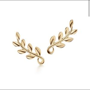 Gold Tiffany earrings